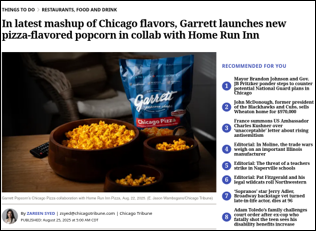 Chicago Tribune Chicago Pizza launch coverage